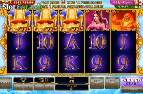 Скрин4. Age of the Gods: Furious Four слот