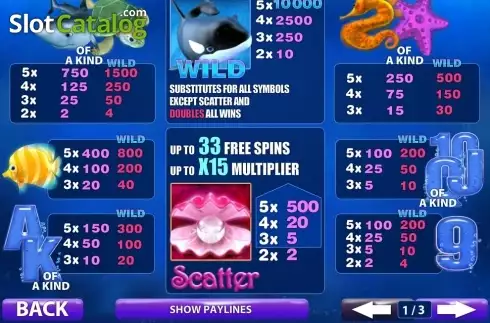 Скрин2. Great Blue (Playtech) слот