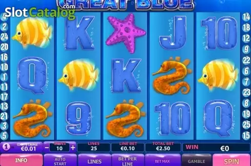 Скрин5. Great Blue (Playtech) слот