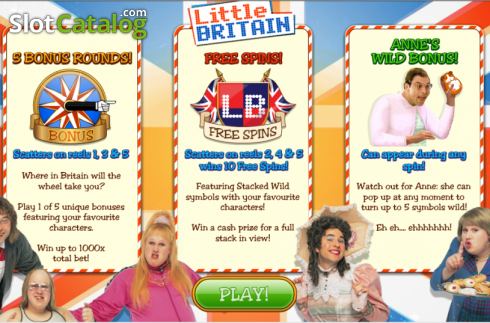 Скрин2. Little Britain слот