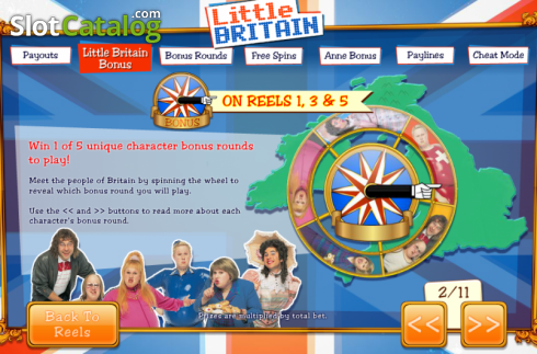 Скрин4. Little Britain слот