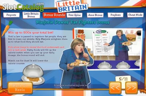 Скрин7. Little Britain слот