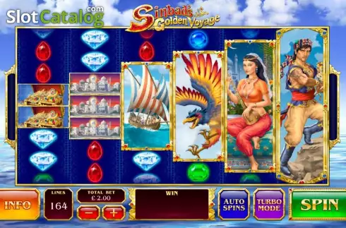 Скрин6. Sinbad's Golden Voyage слот