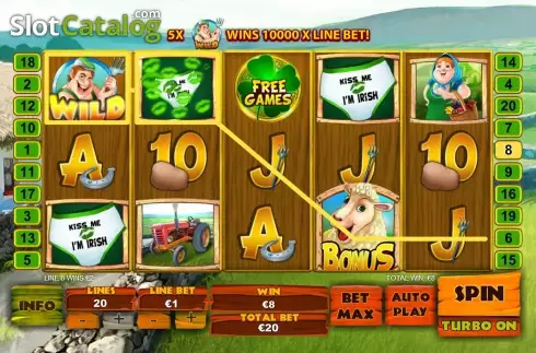Скрин2. Spud OReillys Crops of Gold слот