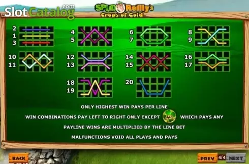 Скрин5. Spud OReillys Crops of Gold слот