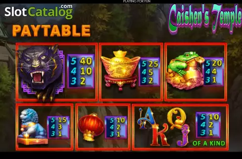 Скрин9. Qin's Empire: Caishen's Temple слот
