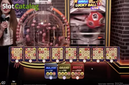 Скрин3. Mega Fire Blaze Lucky Ball слот
