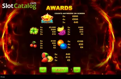 Скрин5. Extreme Fruits Ultimate Deluxe слот