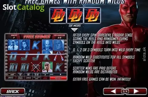 Скрин4. DareDevil слот