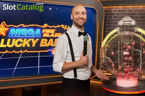 Скрин2. Mega Fire Blaze Lucky Ball Live слот