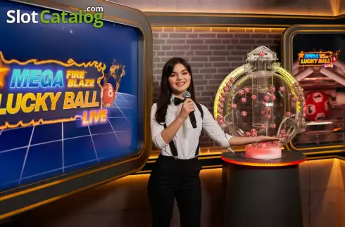 Скрин3. Mega Fire Blaze Lucky Ball Live слот