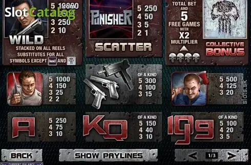 Скрин4. The Punisher слот