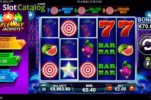 Скрин3. Bulls Eye Bells слот