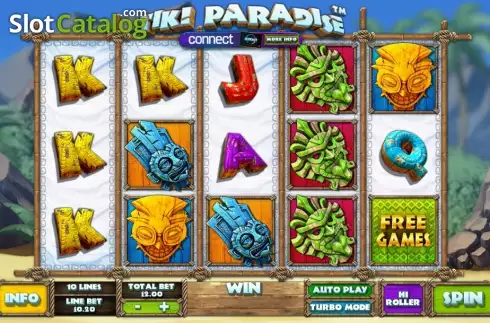 Скрин3. Tiki Paradise (Playtech) слот