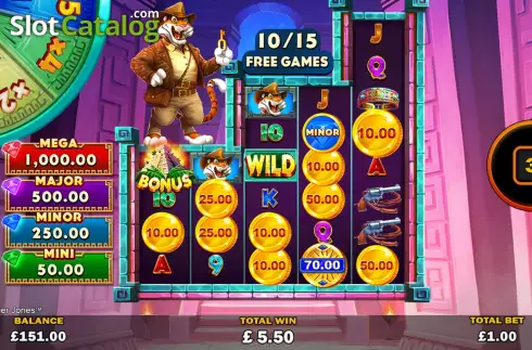 Скрин3. Gold Hit & Link: Tiger Jones слот