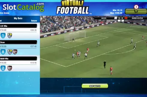 Скрин2. Virtual! Football слот