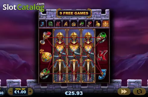 Скрин8. Gates of Camelot слот
