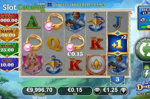 Скрин4. Free The Dragon слот