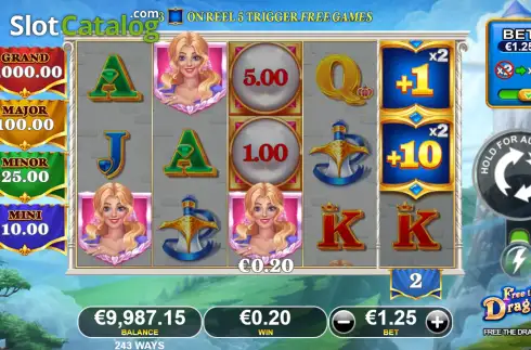 Скрин5. Free The Dragon слот