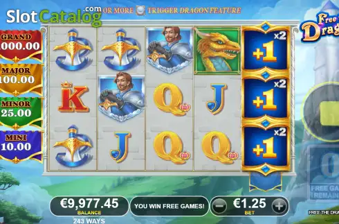 Скрин6. Free The Dragon слот