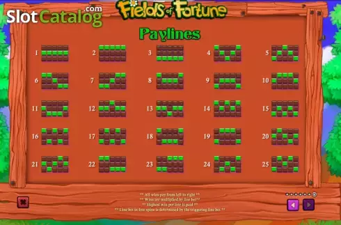 Скрин8. Fields of Fortune слот