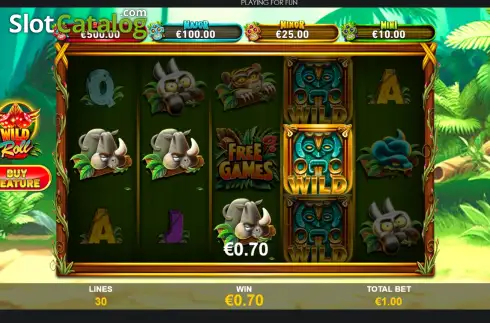 Скрин3. Wild Roll слот