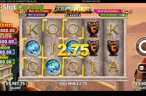 Скрин3. Age of the Gods: God of Storms Fire Blaze слот