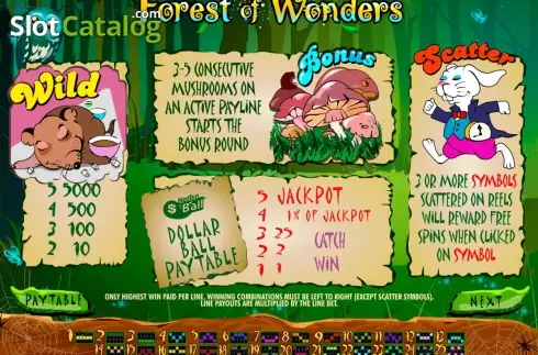 Скрин2. Forest of Wonders слот