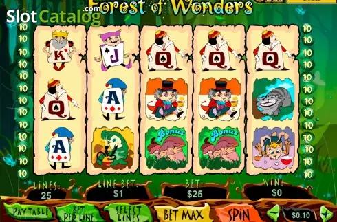 Скрин4. Forest of Wonders слот