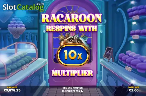 Скрин6. The Racaroon слот