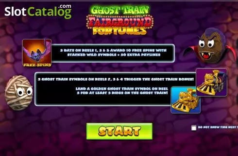 Скрин2. Fairground Fortunes Ghost Train слот