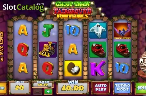 Скрин3. Fairground Fortunes Ghost Train слот