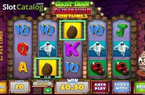Скрин5. Fairground Fortunes Ghost Train слот