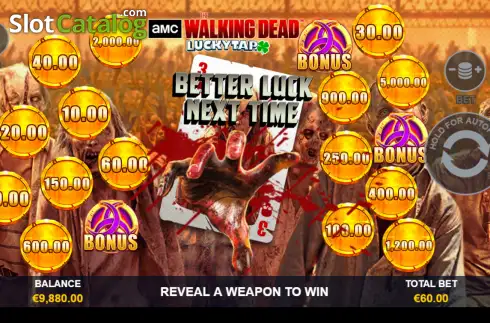 Скрин3. The Walking Dead LuckyTap слот