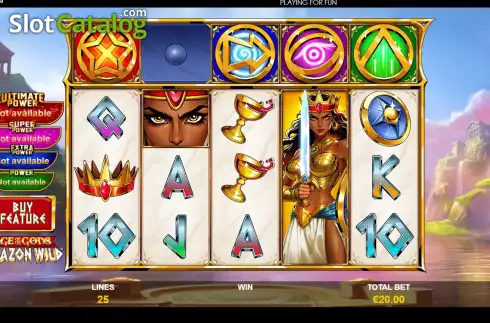 Скрин2. Age of the Gods: Amazon Wild слот