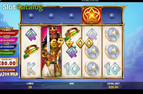 Скрин3. Age of the Gods: Amazon Wild слот