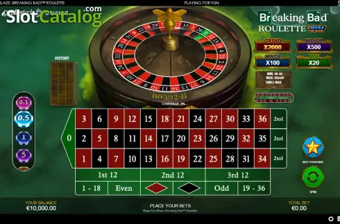 Скрин2. Mega Fire Blaze: Breaking Bad Roulette слот