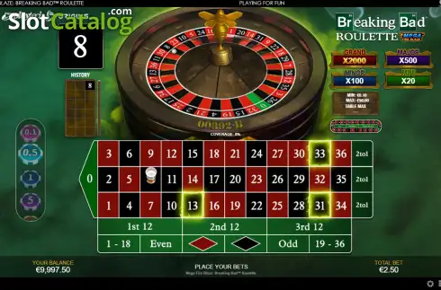 Скрин3. Mega Fire Blaze: Breaking Bad Roulette слот