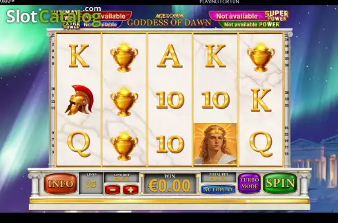 Скрин2. Age Of The Gods: Goddess of Dawn слот