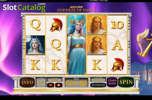 Скрин3. Age Of The Gods: Goddess of Dawn слот