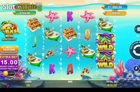 Скрин2. Lucky Bass: Mega Collect'Em слот