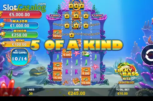 Скрин3. Lucky Bass: Mega Collect'Em слот