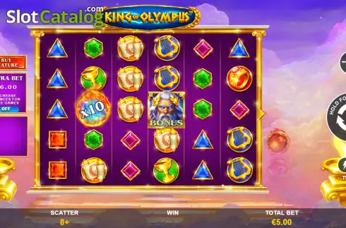 Скрин2. King of Olympus (Playtech) слот