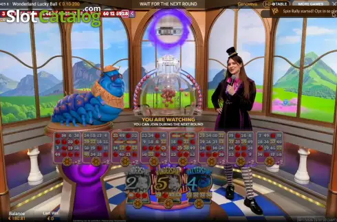 Скрин2. Wonderland Lucky Ball слот