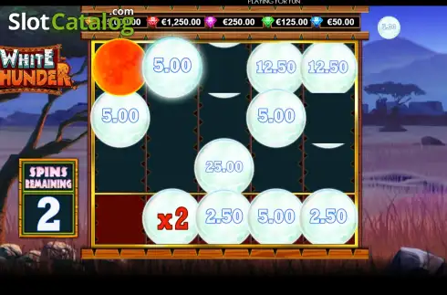 Скрин3. Full Moon White Thunder слот