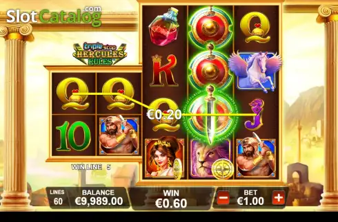 Скрин3. Triple Stop: Hercules Rules слот