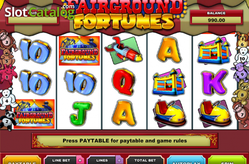 Скрин9. Fairground Fortunes Clowny's слот