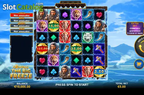 Скрин2. CoinFall: The Big Freeze слот