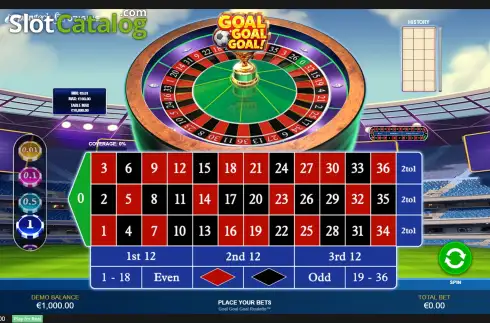 Скрин2. Goal Goal Goal: Roulette слот