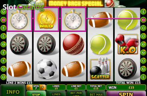 Скрин8. Money Back Special слот